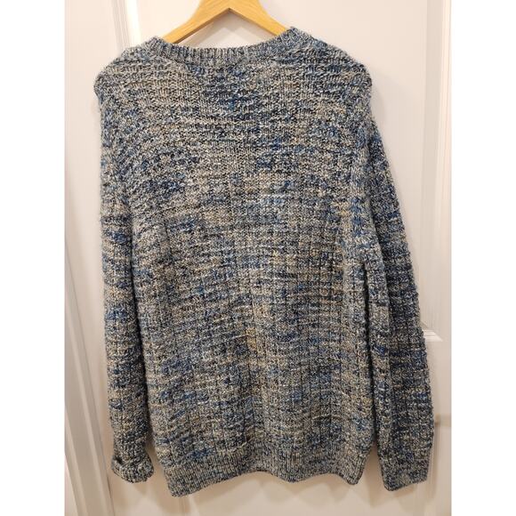 BRAX Rick Structure Pullover Sweater Denim Blue Alpaca Blend - Picture 4 of 8